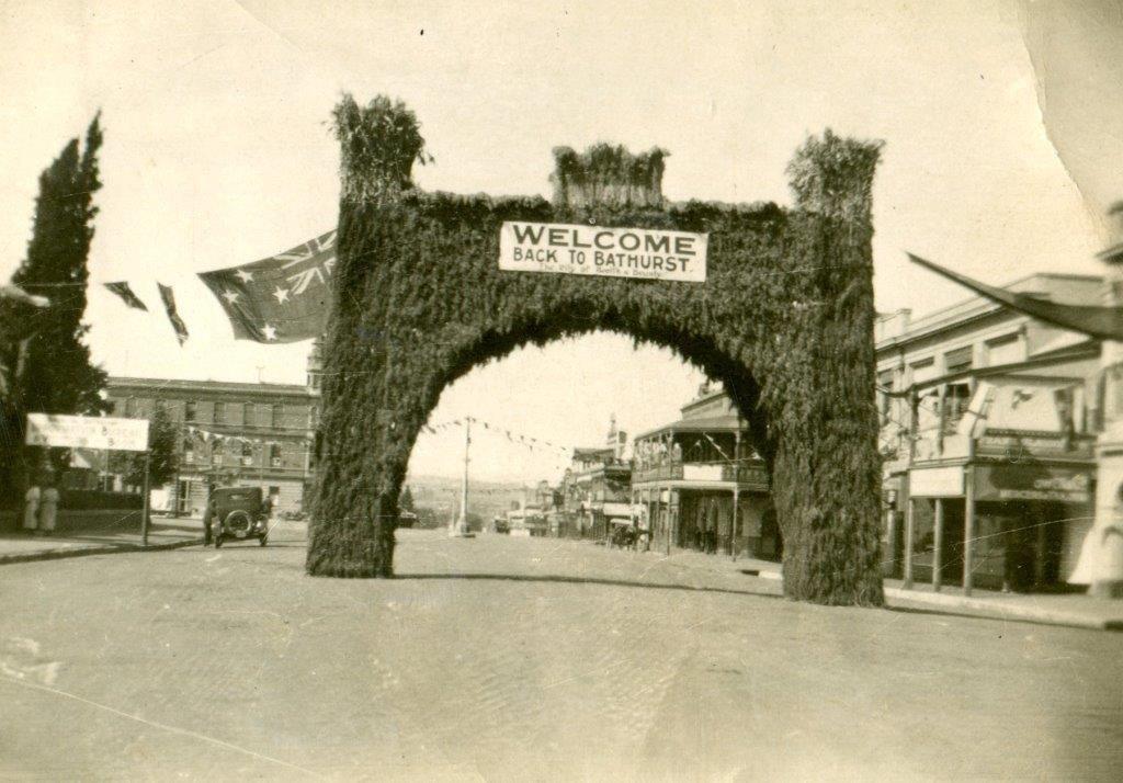 William Street decorations in Back to Bathurst Week - 1924